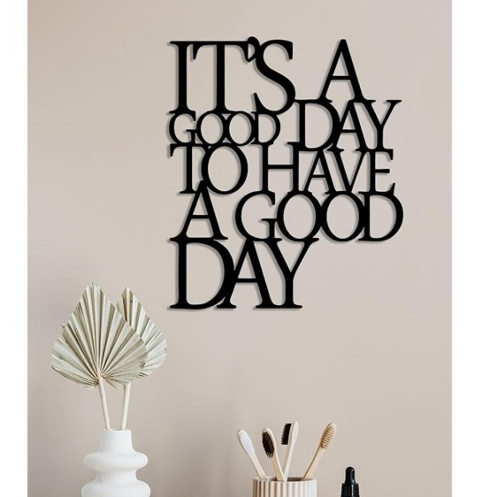 New Motivational Metal Wall Art Inspirational Positive Quote Decor for Home